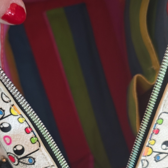 Loungefly So So Happy Multicolor Unicorn Bag , With Wallet - Picture 5 of 5